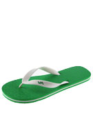RVCA Checkers Flip Flop Sandals Green