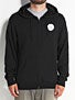 RVCA Circle Logo Inverse Hoodzip