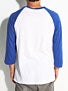 RVCA Circle Logo Inverse 3/4 Sleeve Raglan Shirt