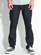 RVCA Daggers Denim Jeans  Raw Blue