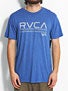 RVCA Distressed Stripe Vintage Dye T-Shirt