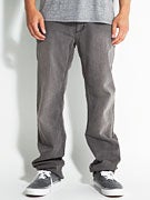 RVCA Regulars Denim Jeans  Gray Wolf