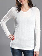 RVCA Girl's Quiet Eyes Longsleeve Jersey Shirt