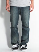 RVCA Regular Extra Stretch Denim Jeans  Dusty Blue