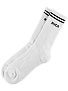 RVCA Union Crew Socks White