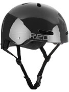RED Riot Skate Helmet  Black