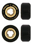 Lutzka Black All Star Chrome Core Wheels 51mm
