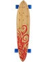 Riviera Big Red Bamboo Pintail Longboard  9.0 x 40