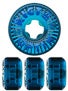 Ricta Optix Clear Blue Wheels