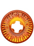 Ricta Optix Clear Orange Wheels