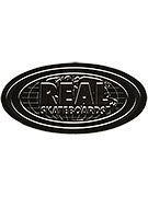 Real Bold World Oval Sticker Medium GOLD