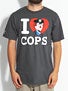 Real I Heart Cops T-Shirt