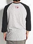 RVCA Shooting Hula 3/4 Sleeve Raglan Shirt