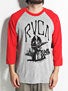 RVCA Shooting Hula 3/4 Sleeve Raglan Shirt
