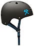 S-One Premium Skateboard Helmet  Black Matte/Navy