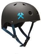 S-One Premium Skateboard Helmet  Black Matte/Navy
