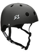 S-One Premium Skateboard Helmet  Matte Black