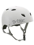 S-One Trian Skateboard Helmet White