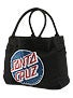 Santa Cruz Classic Dot Tote Bag  Black