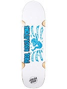 Santa Cruz Pool Rules White/Blue Deck  8.75 x 32.2