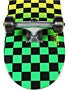 Speed Demon Fade Checks Rasta Complete  7.8 x 31.25