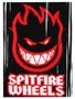 Spitfire Fireball Ramp Sticker HUGE BLACK/RED