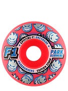 Spitfire F1 Parkburner Rocket Red Wheels