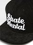 Skate Mental Script Cord Snapback Hat