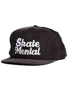 Skate Mental Script Cord Snapback Hat