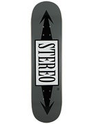 Stereo Arrows Standard Grey Deck  8.0 x 32