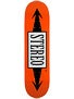 Stereo Arrows Standard Orange Deck  8.375 x 32