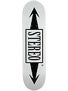 Stereo Arrows Standard White Deck  8.25 x 32.25