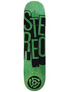 Stereo Stacked Green Deck  7.5 x 31.25