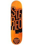 Stereo Stacked Orange Deck  8.5 x 32.25
