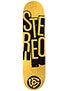 Stereo Stacked Yellow Deck  7.75 x 31.25