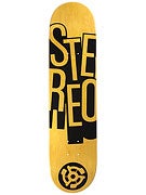 Stereo Stacked Yellow Deck  7.75 x 31.25