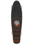 Stereo Wooden Vinyl Cruiser Complete  Black/Orange