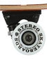 Stereo Wooden Vinyl Cruiser Complete  Black/Orange