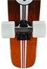 Stereo Wooden Vinyl Cruiser Complete  Black/Orange