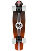 Stereo Wooden Vinyl Cruiser Complete  Black/Orange