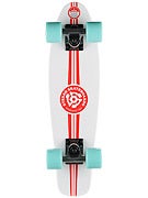 Stereo Wooden Vinyl Cruiser Complete  White