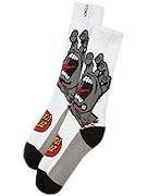 Stance Everyday Athletic Screaming Hand Socks  White