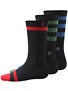 Stance 3 of a Kind Triple Threat Socks  Black