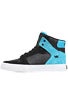 Supra Kids Vaider Shoes  Black/Turquoise