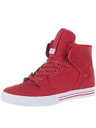 Supra Vaider Shoes Red Canvas