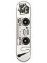 Skate Warehouse Sound Off Boombox Deck 8.12 x 31.8