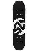 Skate Warehouse Dot Icon Black Deck 7.87 x 31.75