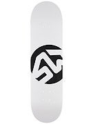 Skate Warehouse Dot Icon White Deck 8.5 x 32.25