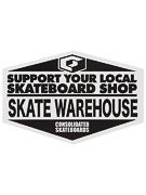 Skate Warehouse Support Sticker