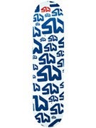 Skate Warehouse Wht/Blue Fade Deck 7.5 x 31